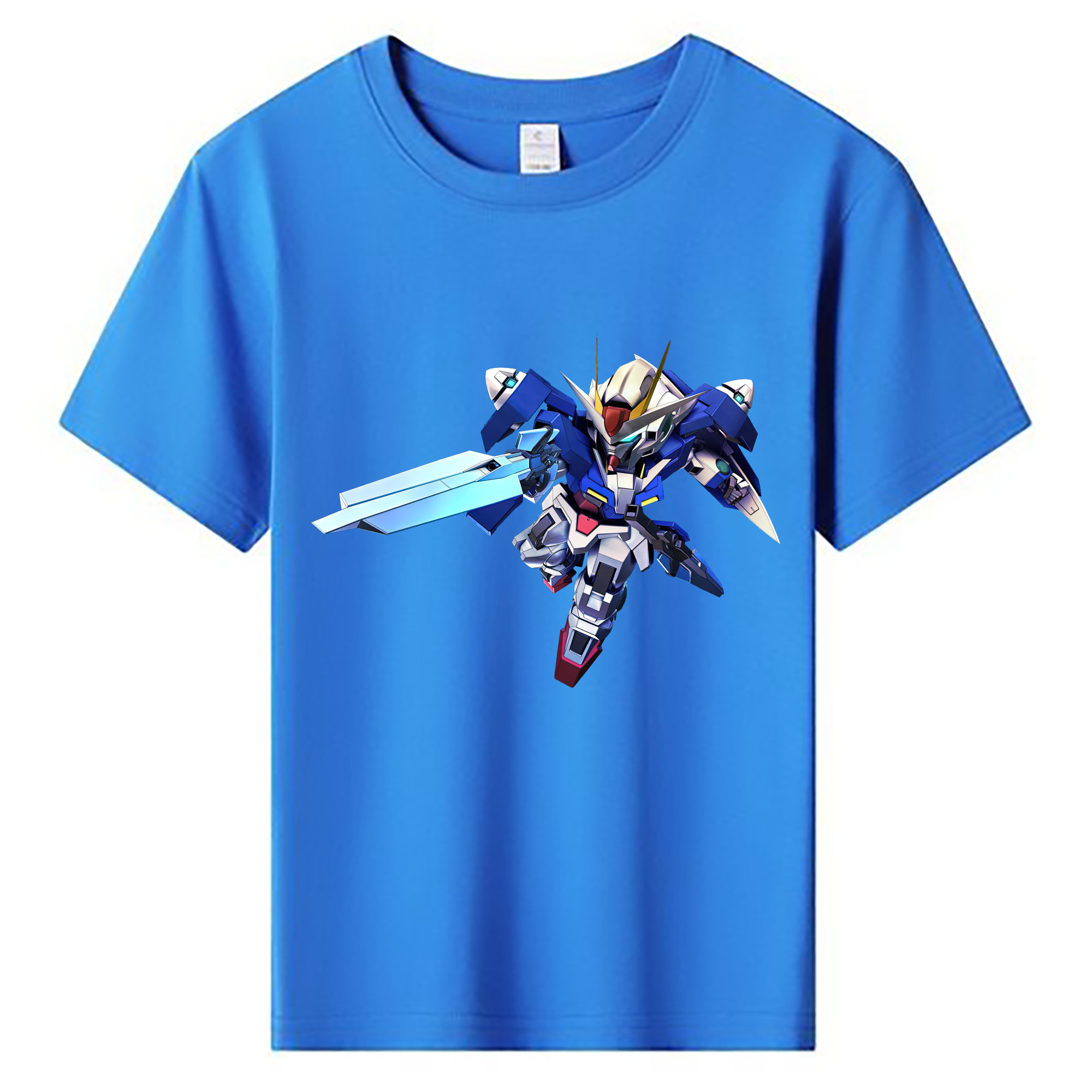 （画像用） 機動戦士ガンダム Mobile Suit Gundam 綿100％キッズTシャツ（フロントプリント）